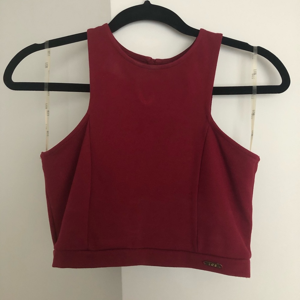 LOB Halter crop top